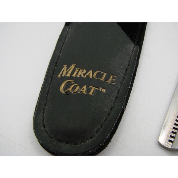 Miracle Coat Dog Thinning Shears Scissors Stainless Steel 28 Tooth w/ Case 6.5" - Picture 9 of 11